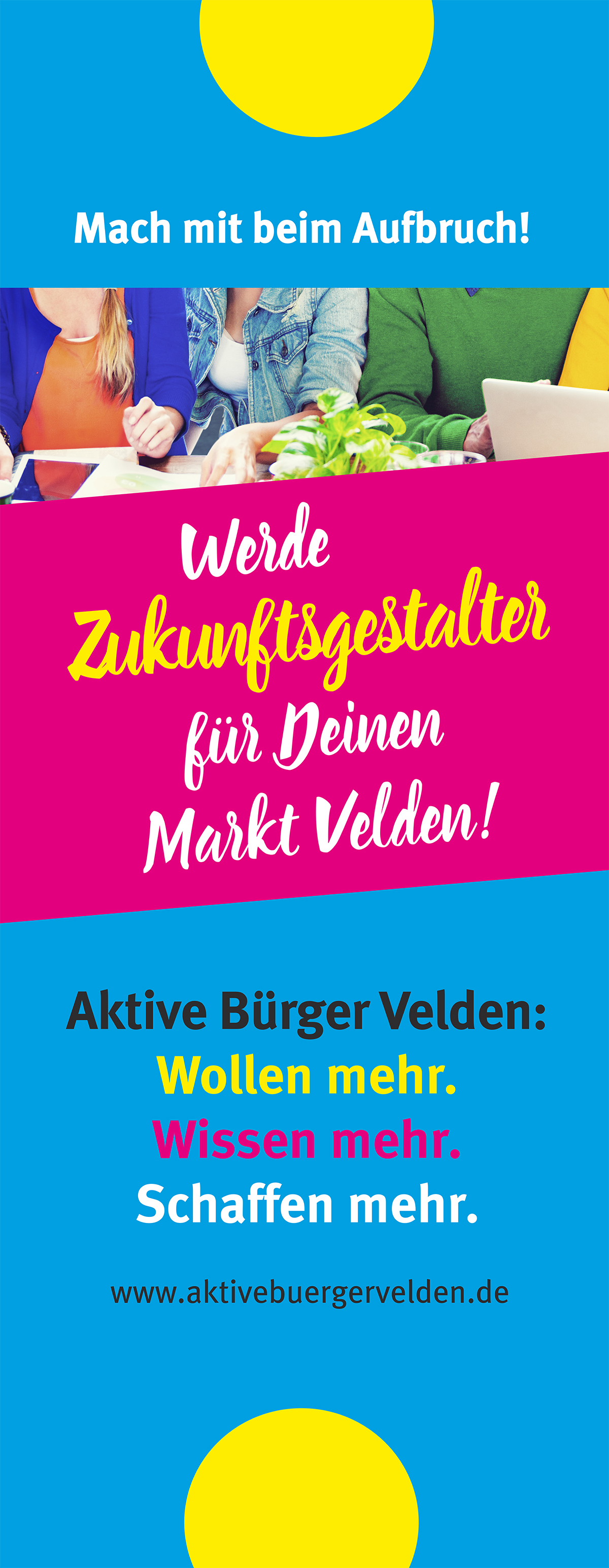 Werbung für "Aktive Bürger Velden"